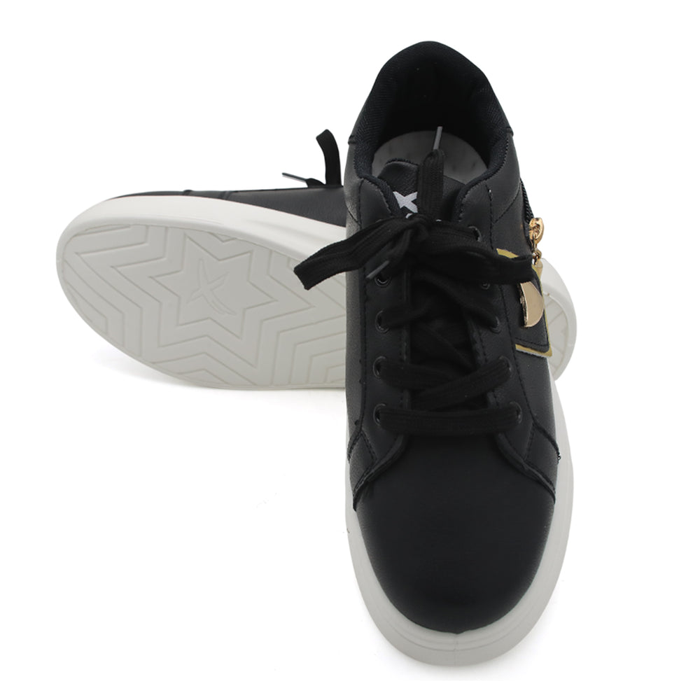 X-Touch Fashion Pearl Sneakers - Black, Women Casual & Sports Shoes, Chase Value, Chase Value
