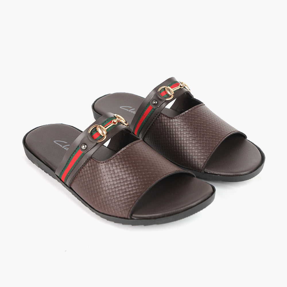 Men's Slipper - Brown, Men's Slippers, Chase Value, Chase Value