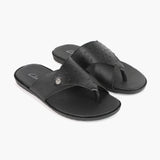 Men's Slipper - Black, Men's Slippers, Chase Value, Chase Value
