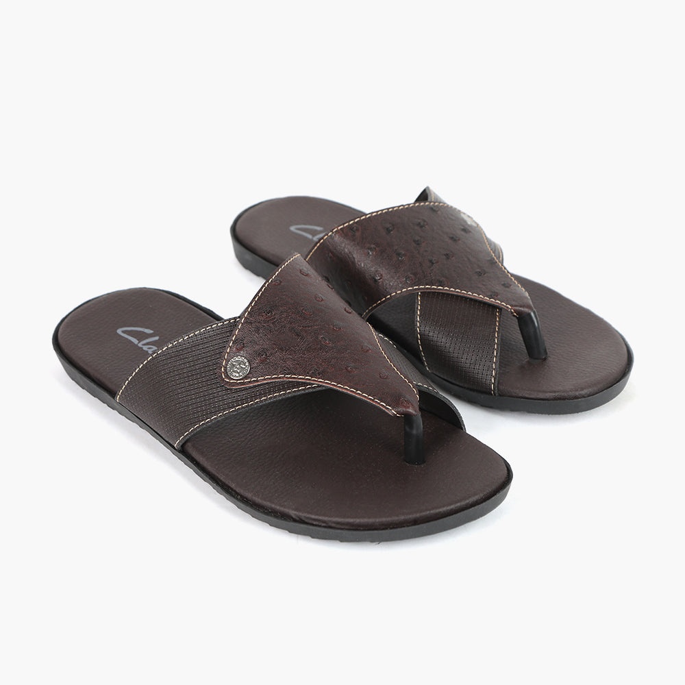 Men's Slipper - Brown, Men's Slippers, Chase Value, Chase Value
