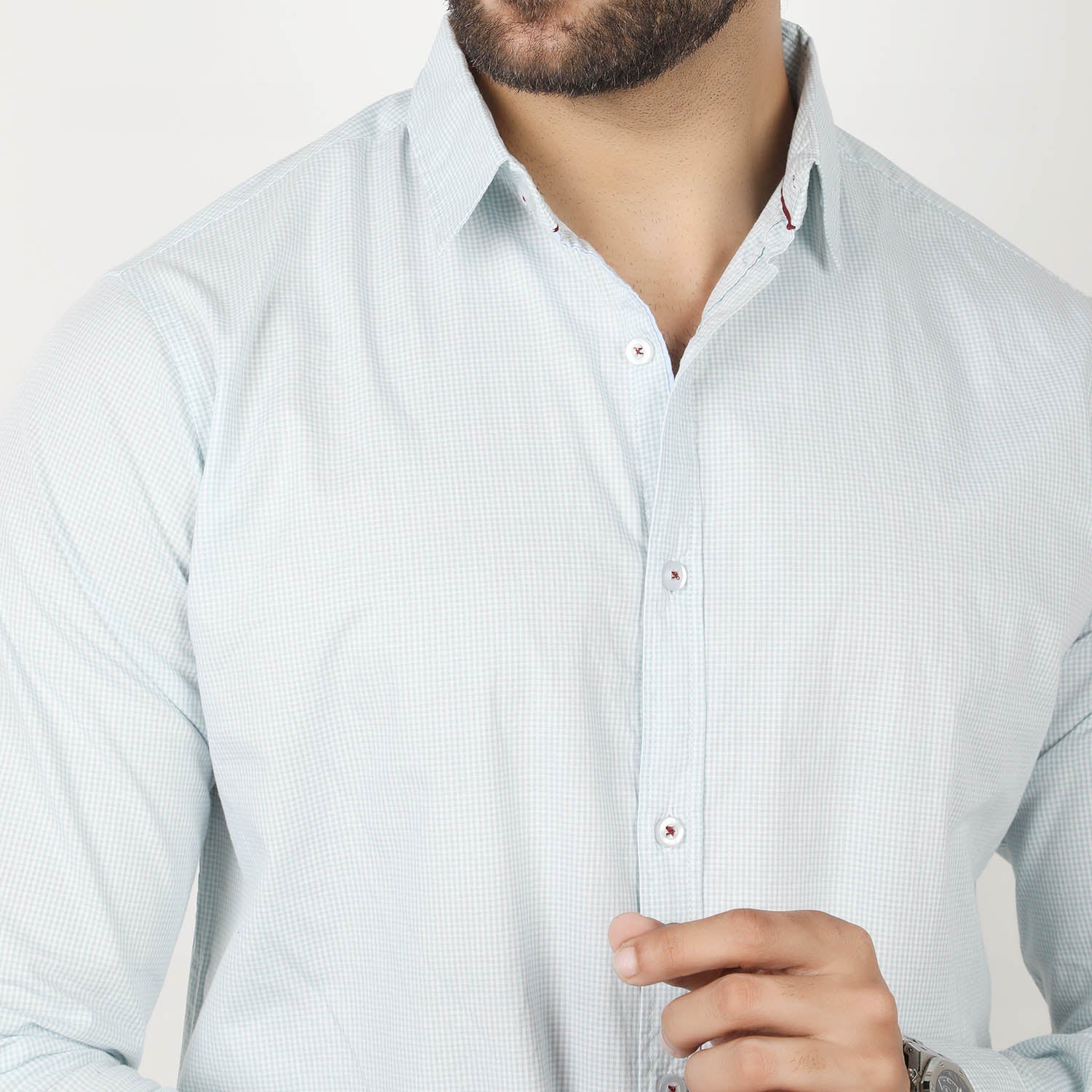 Eminent Men's Casual Check Shirt - Light Green, Men's Shirts, Eminent, Chase Value