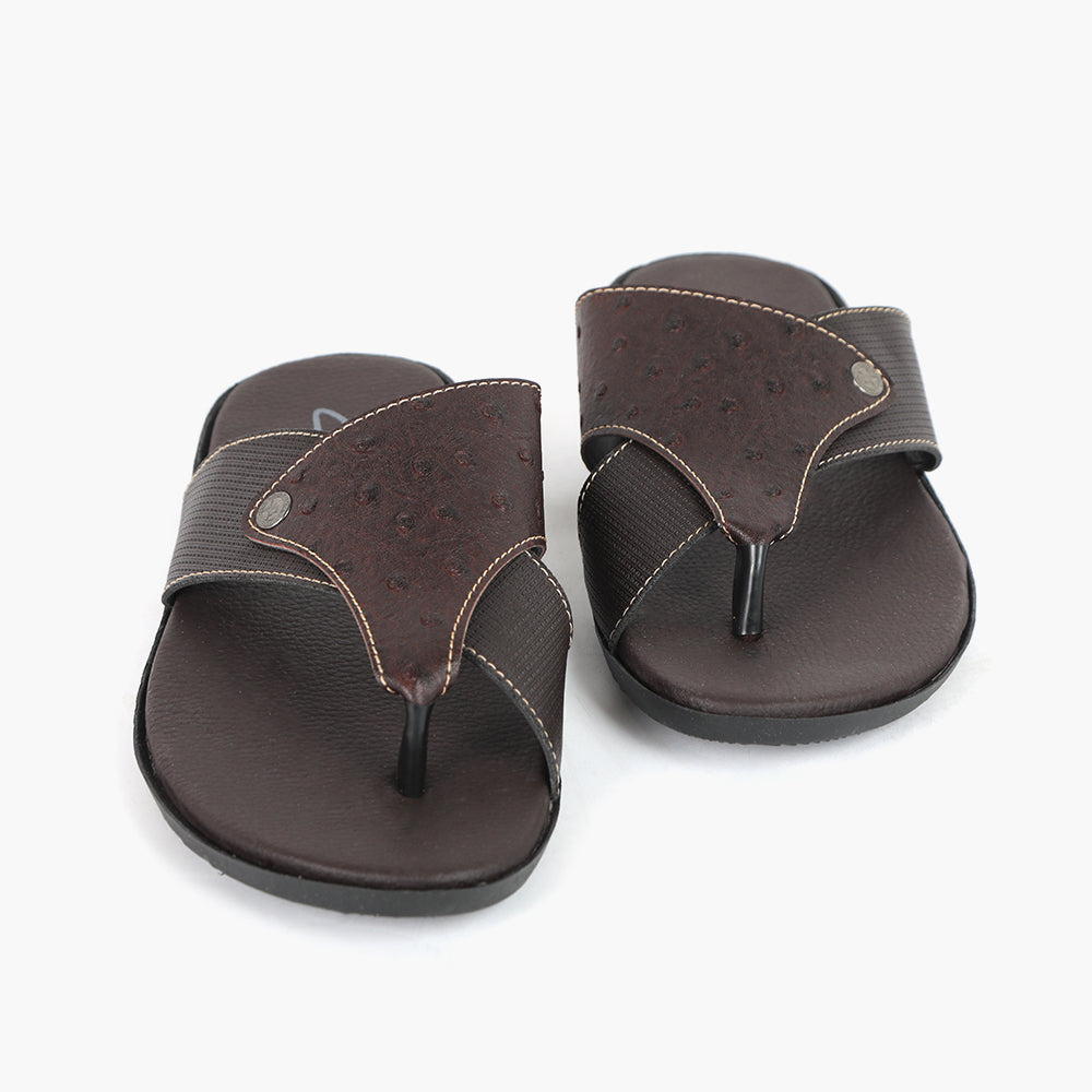 Men's Slipper - Brown, Men's Slippers, Chase Value, Chase Value