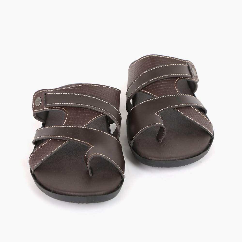 Men's Slipper - Brown, Men's Slippers, Chase Value, Chase Value