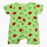 Newborn Girls Romper 1Pcs - Green, Newborn Girls Rompers, Chase Value, Chase Value