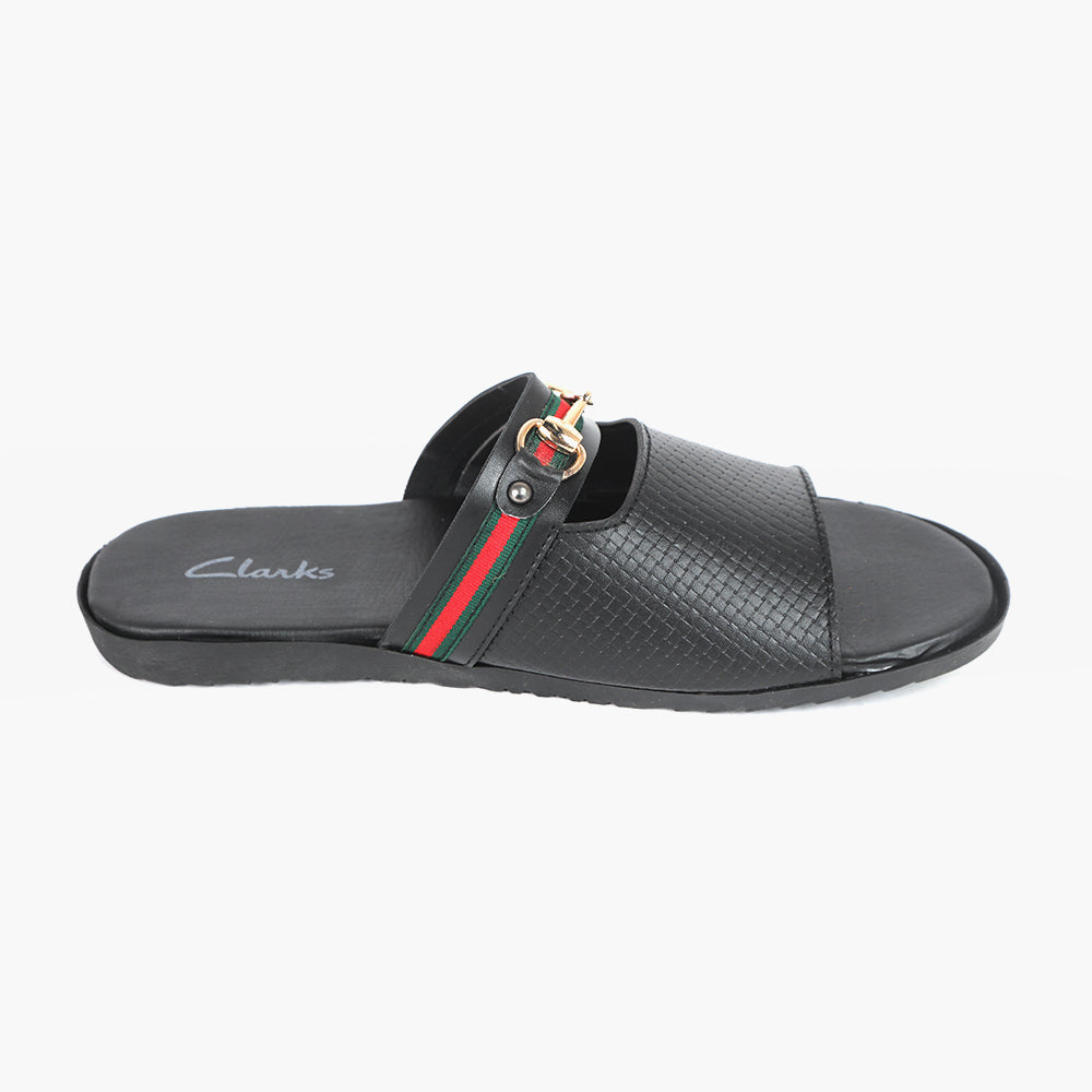 Men's Slipper - Black, Men's Slippers, Chase Value, Chase Value