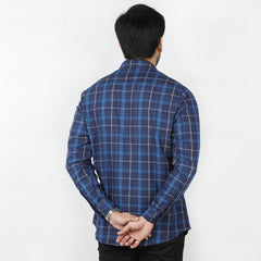 Eminent Men's Casual Check Shirt - Blue