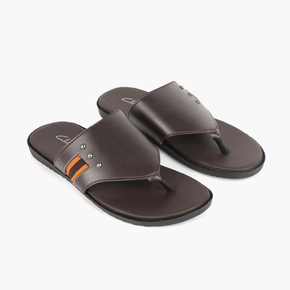 Men's Slipper - Brown, Men's Slippers, Chase Value, Chase Value