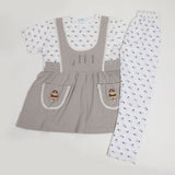 Girls Half Sleeves Suit - Grey, Girls Suits, Chase Value, Chase Value