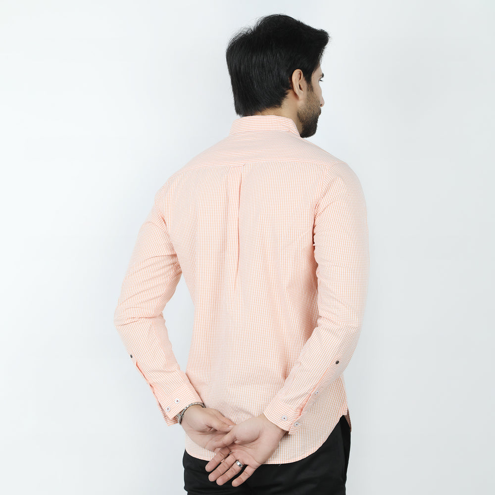 Eminent Men's Casual Check Shirt - Peach, Men's Shirts, Eminent, Chase Value