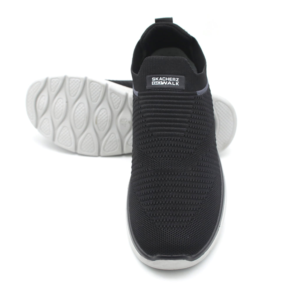 Skechers Men's Go Walk - Slip-ins Walking Shoes D4-24 - Black, Men's Casual Shoes, Chase Value, Chase Value