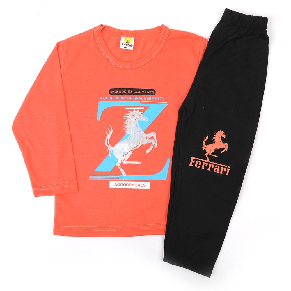 Boys Full Sleeves Suit - Orange, Boys Sets & Suits, Chase Value, Chase Value