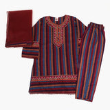 Girls Shalwar Suit - Maroon, Girls Shalwar Kameez, Chase Value, Chase Value