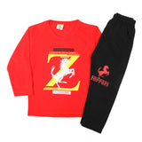 Boys Full Sleeves Suit - Red, Boys Sets & Suits, Chase Value, Chase Value