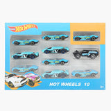 Hot Wheels Die Cast Cars Pack of 10 - Multi Color, Non-Remote Control, Chase Value, Chase Value