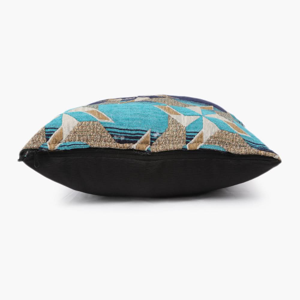 Jacquard Cushion - Sea Green, Cushions & Pillows, Chase Value, Chase Value