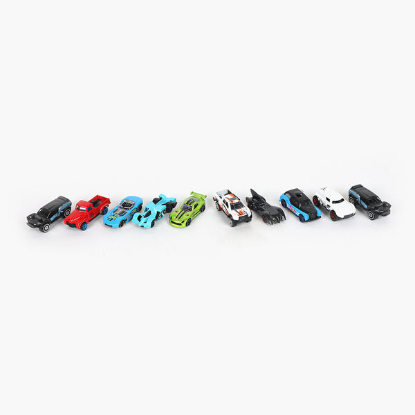 Hot Wheels Die Cast Cars Pack of 10 - Multi Color