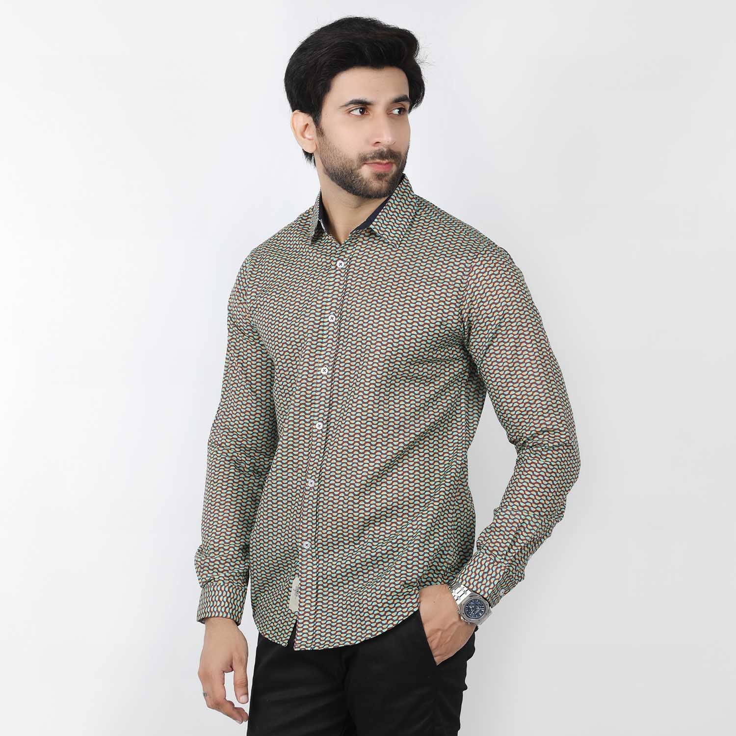 Eminent Men's Casual Printed Shirt, Men's Shirts, Eminent, Chase Value