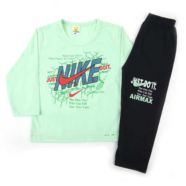 Boys Full Sleeves Suit - Light Green