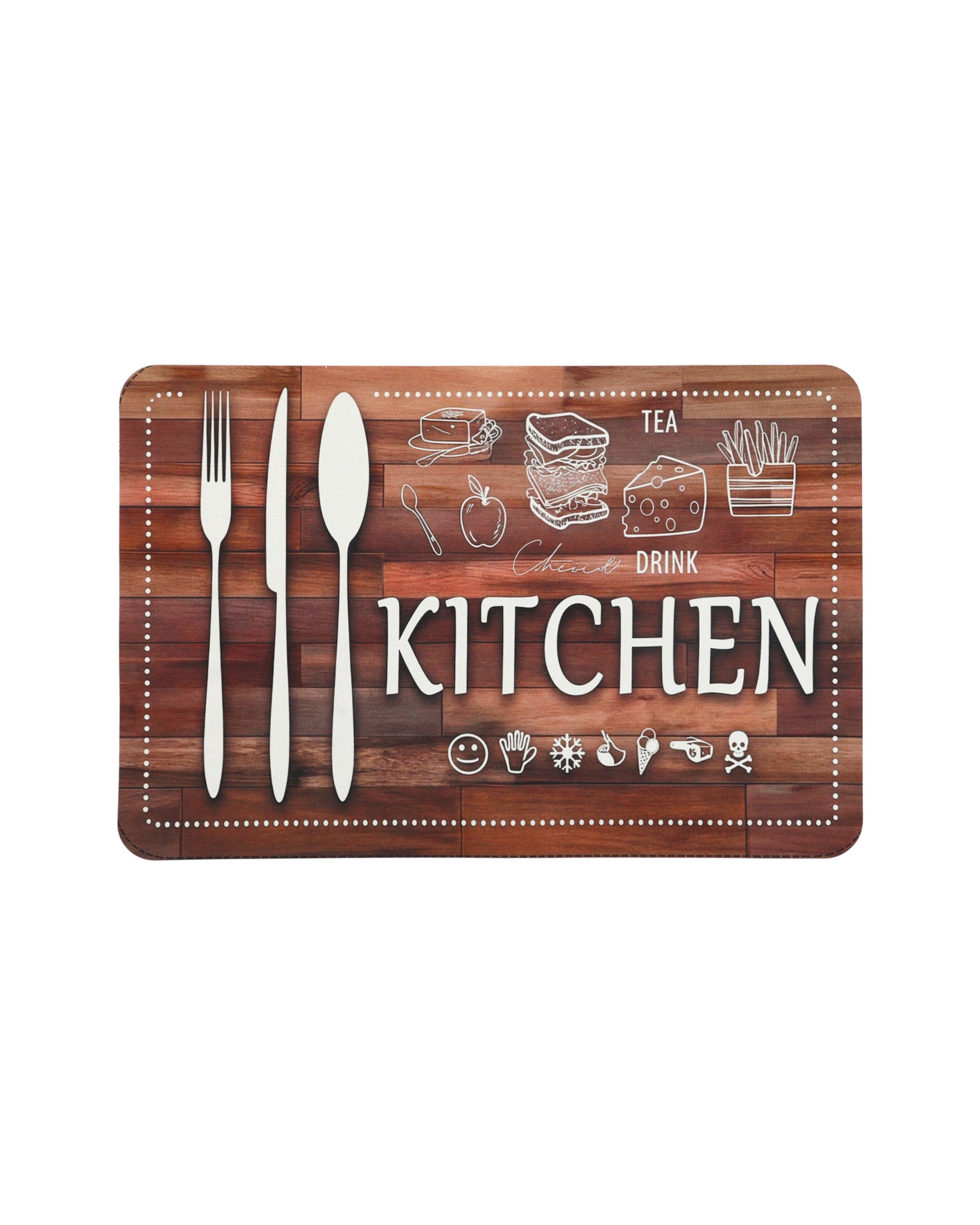 3D Rubber Mat 40 × 60 cm