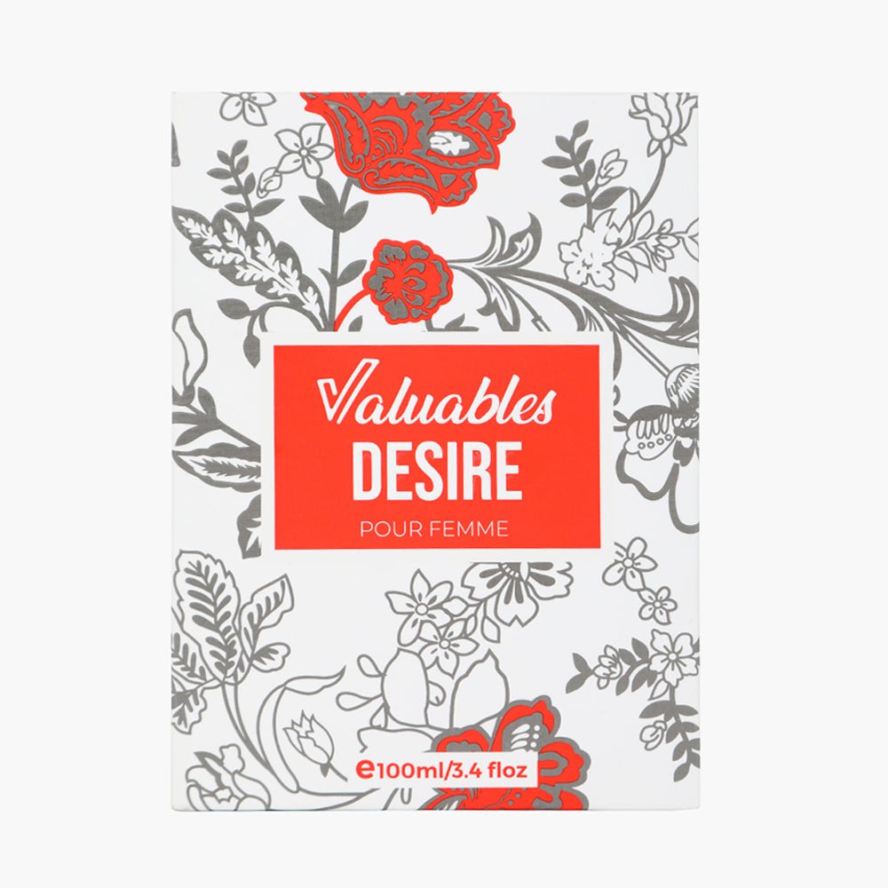 Valuables Perfume For Women 100ml - Desire, Women Perfumes, Chase Value, Chase Value