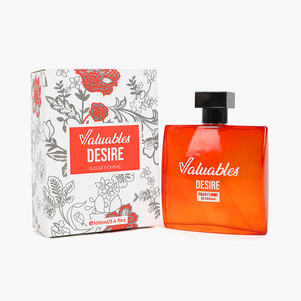 Valuables Perfume For Women 100ml - Desire, Women Perfumes, Chase Value, Chase Value