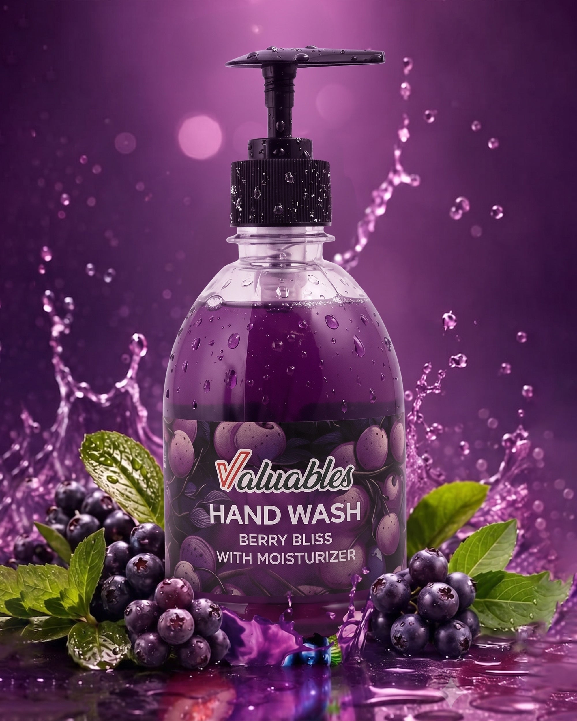 Valuables Hand Wash 350ml - Berry Bliss