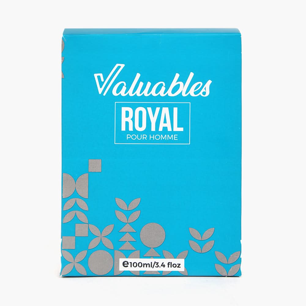 Valuables Perfume For Men 100ml - Royal, Men Perfumes, Chase Value, Chase Value