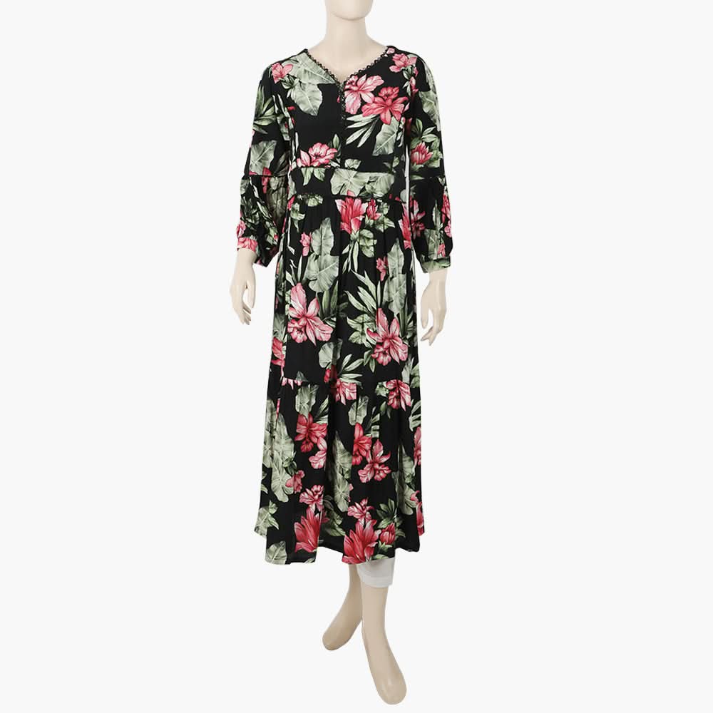 Teens Fancy Kurti - Black, Girls Kurti, Chase Value, Chase Value