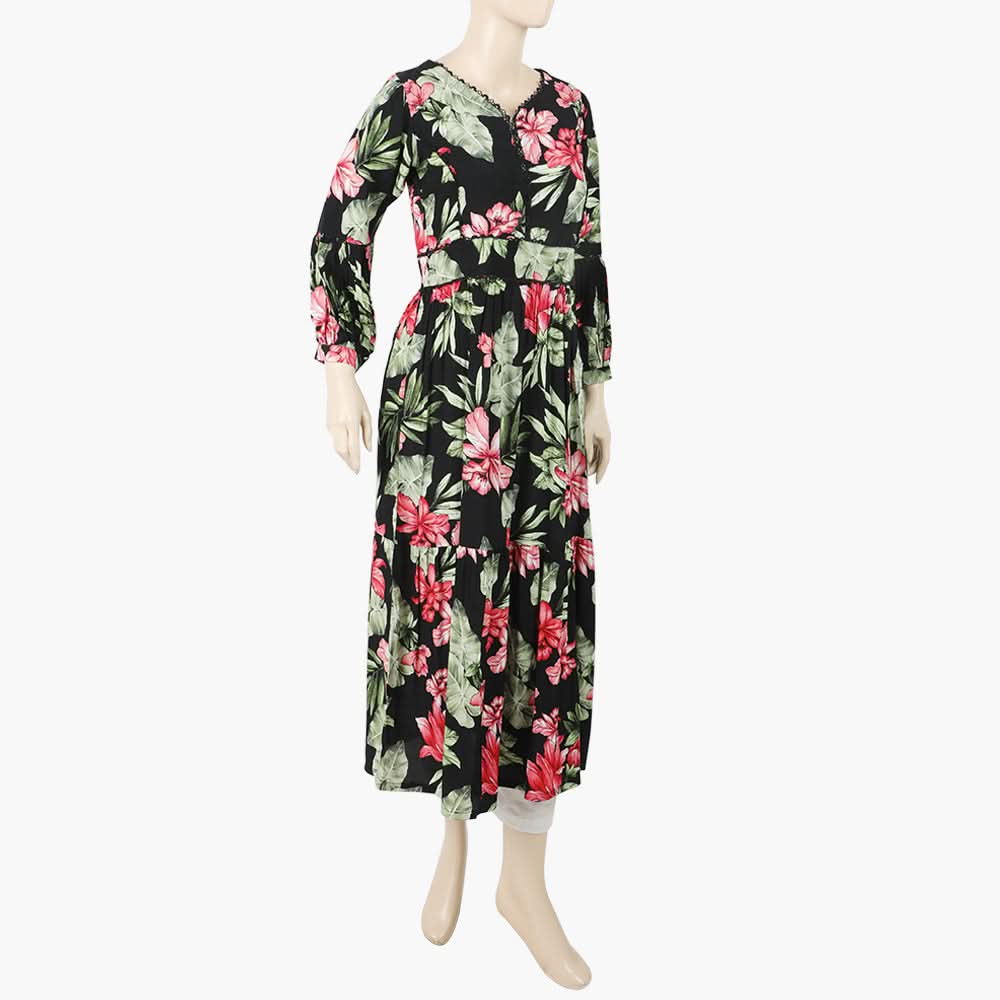 Teens Fancy Kurti - Black, Girls Kurti, Chase Value, Chase Value