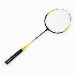 Badminton Racket Pack of 2 - Yellow