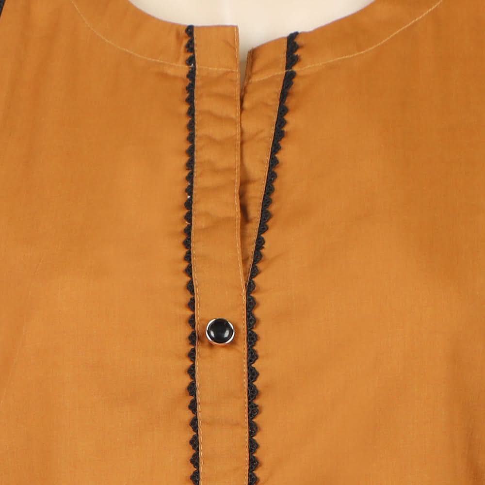 Women's Fancy Kurti - Brown, Women Ready Kurtis, Chase Value, Chase Value