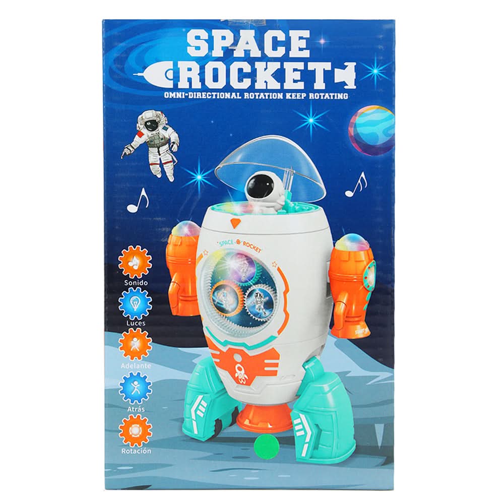 Rotating Space Rocket Educational Toys for kids, Musical Toys, Chase Value, Chase Value