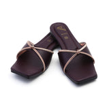 Valuable Women's Open-toe Slipper - Maroon, Women Slippers, Chase Value, Chase Value