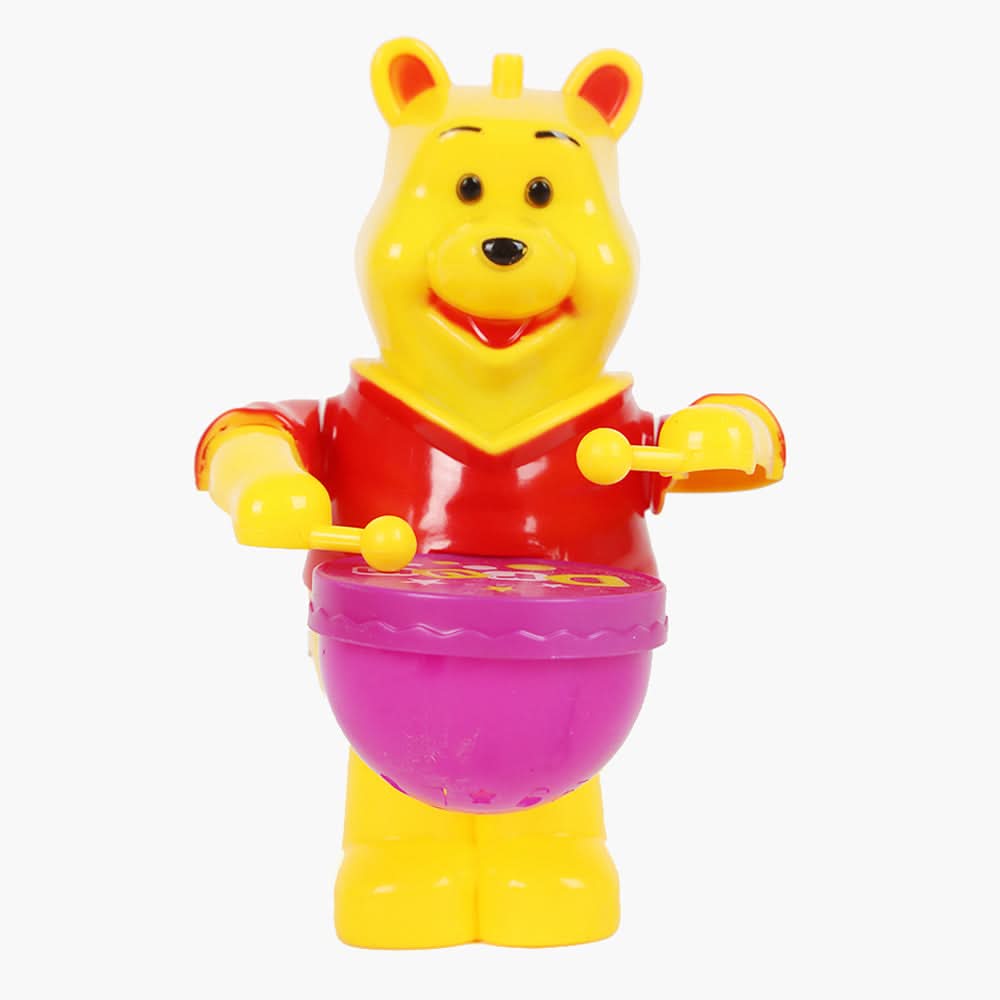 Dancing Bear Drum Playing Toy For Kids, Musical Toys, Chase Value, Chase Value