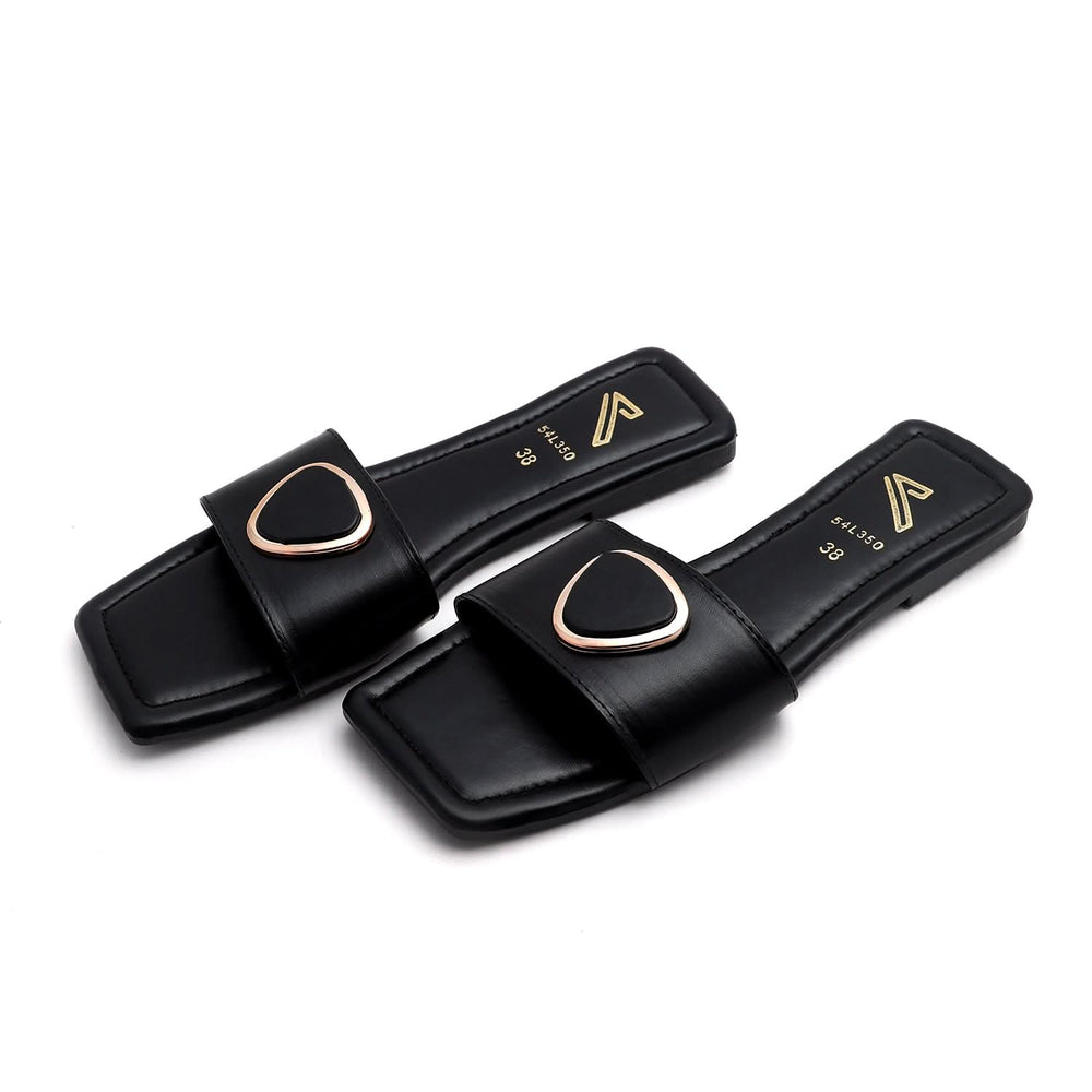 Women's Slipper - Black, Women Slippers, Chase Value, Chase Value