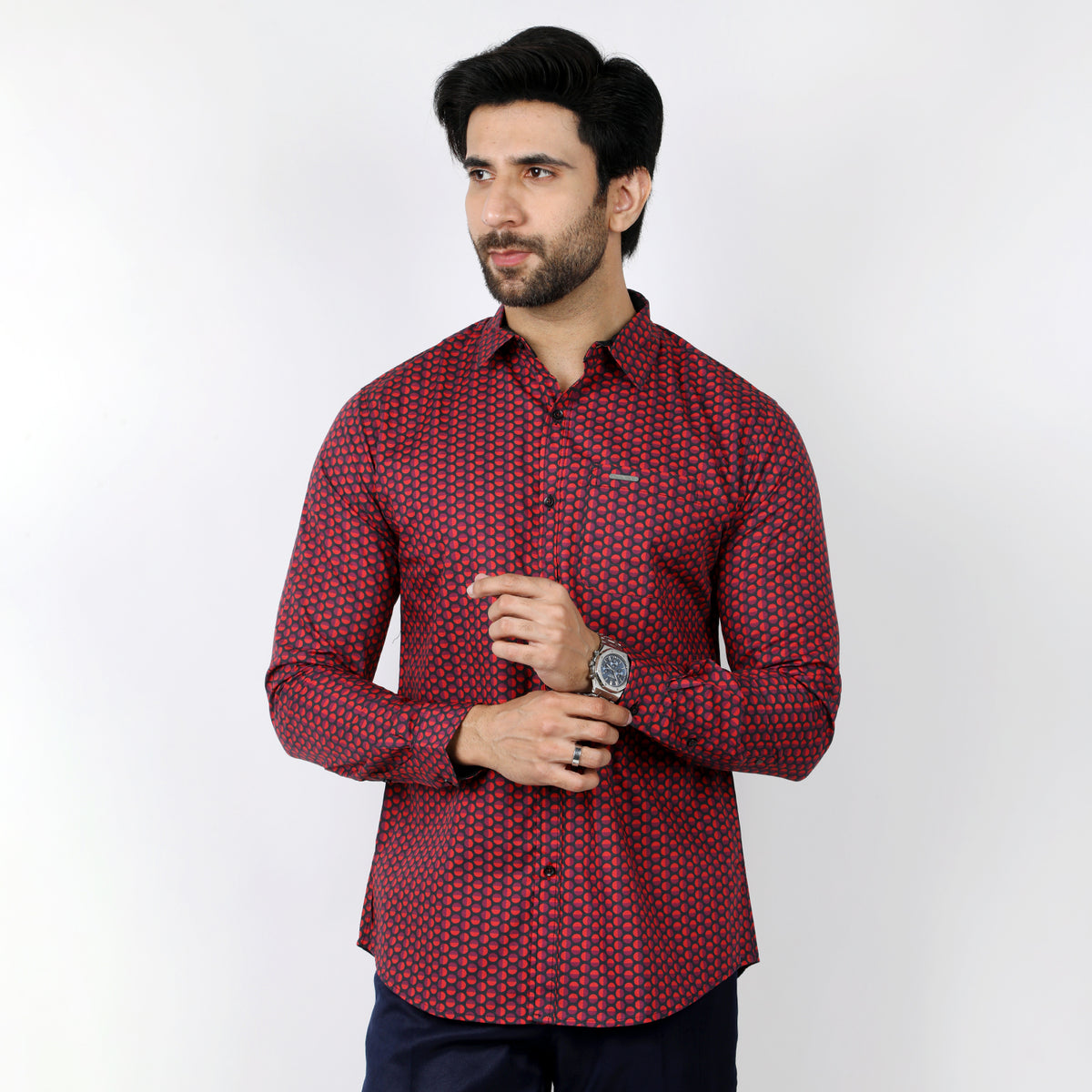 Eminent Men's Casual Shirt - Red, Men's Shirts, Eminent, Chase Value