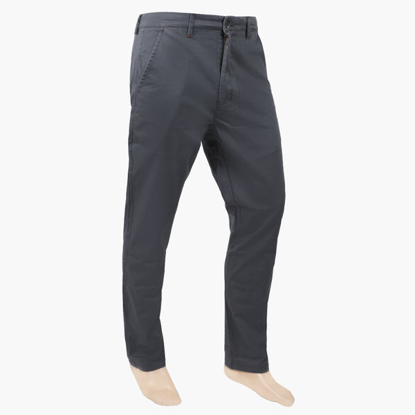 Men's Casual Cotton Pant - Dark Grey