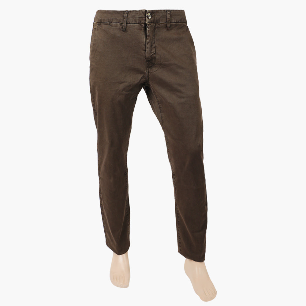 Men's Casual Cotton Pant - Brown, Men's Formal Pants, Chase Value, Chase Value