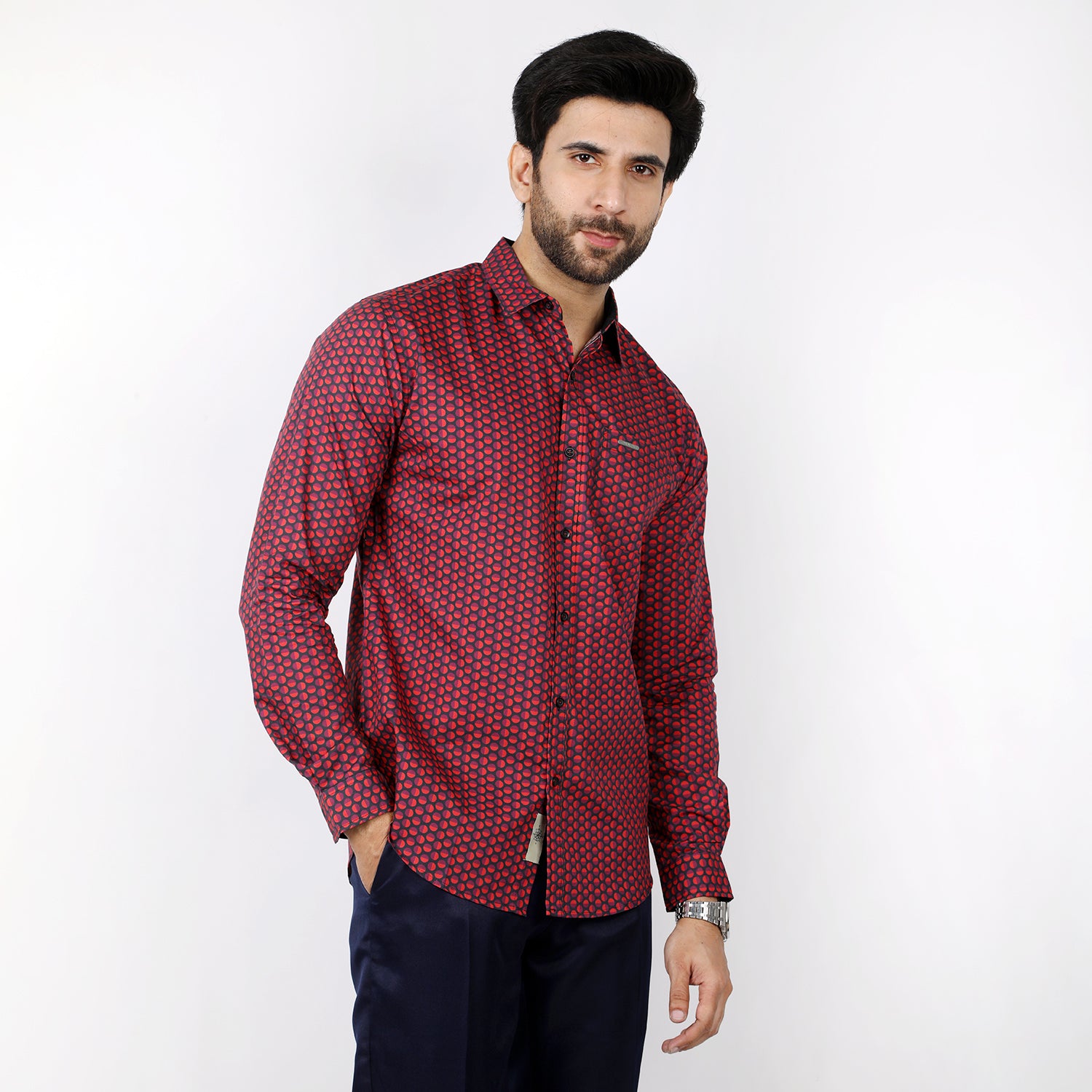 Eminent Men's Casual Shirt - Red, Men's Shirts, Eminent, Chase Value