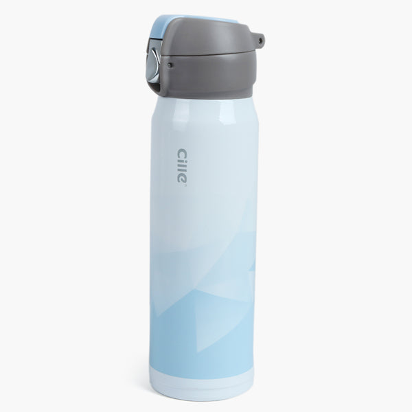 Water Bottle - Blue & White