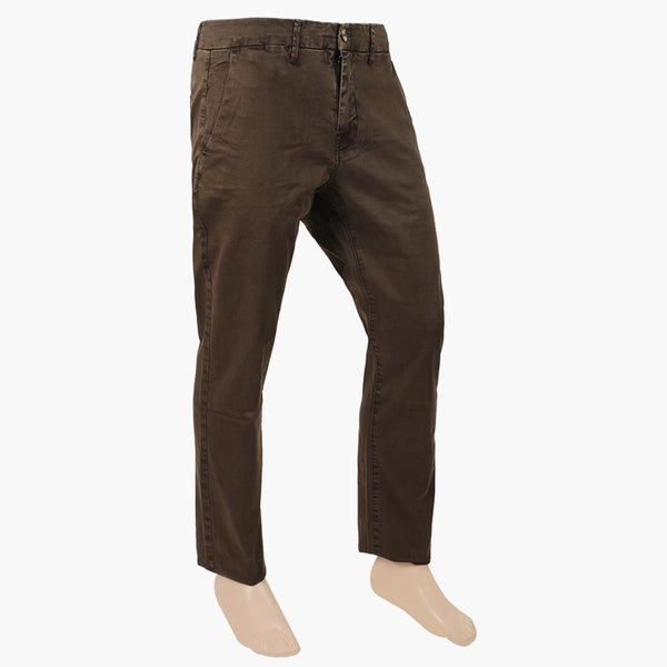 Men's Casual Cotton Pant - Brown