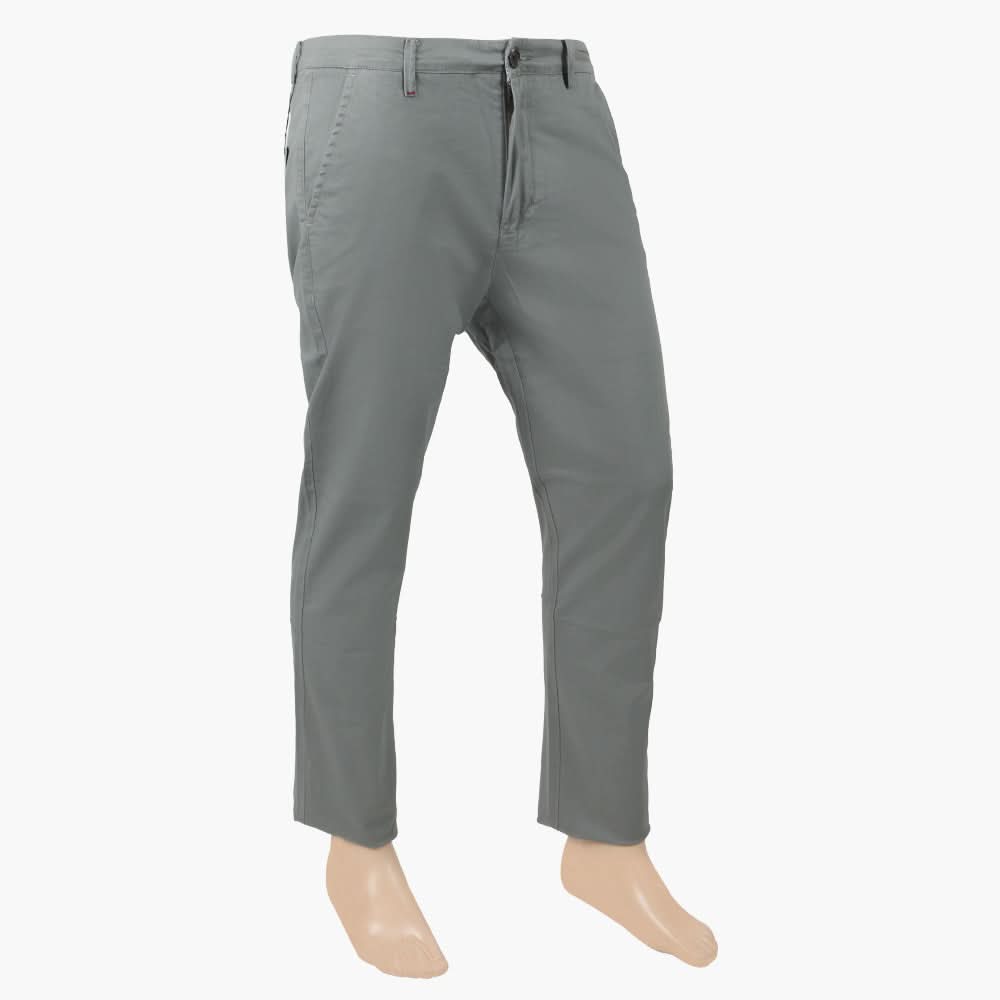 Men's Casual Cotton Pant - Light Grey, Men's Formal Pants, Chase Value, Chase Value