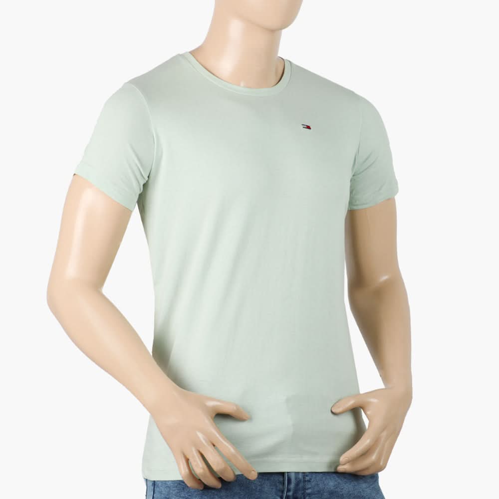 Men's Half Sleeves T-Shirt - Cyan, Men's T-Shirts & Polos, Chase Value, Chase Value