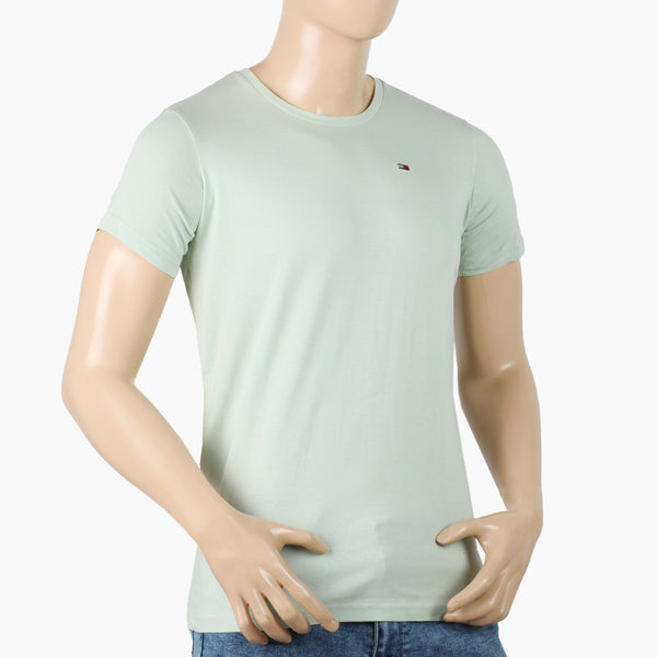 Men's Half Sleeves T-Shirt - Cyan