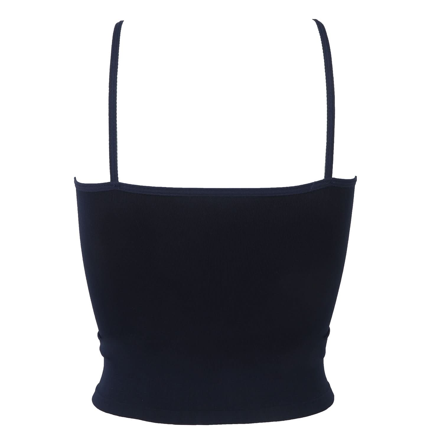 Girls Seamless Camisole - Navy Blue, Girls Shameez Camisole & Biddies, Chase Value, Chase Value