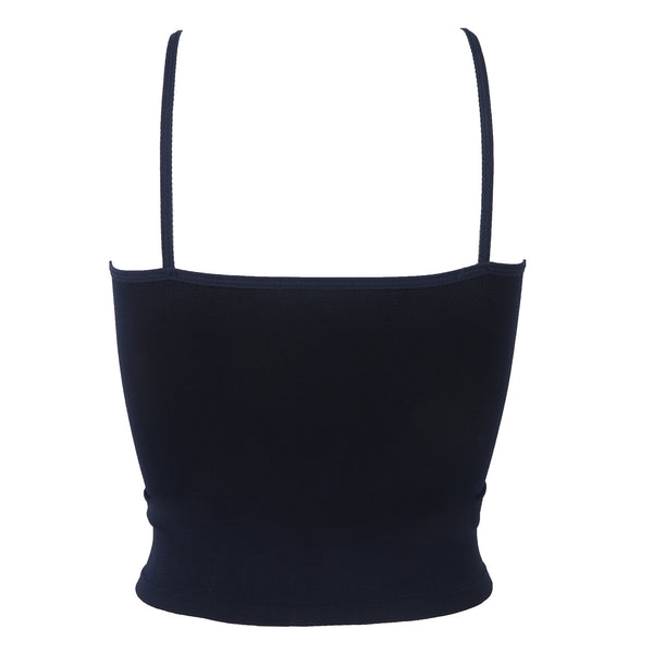 Girls Seamless Camisole - Navy Blue