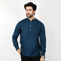 Eminent Men's Casual Plain Shirt - Teal