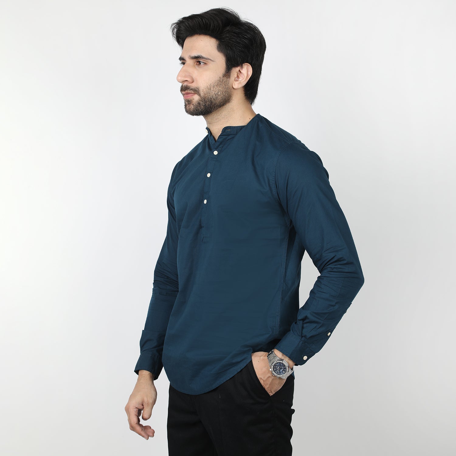 Eminent Men's Casual Plain Shirt - Teal, Men's Shirts, Eminent, Chase Value