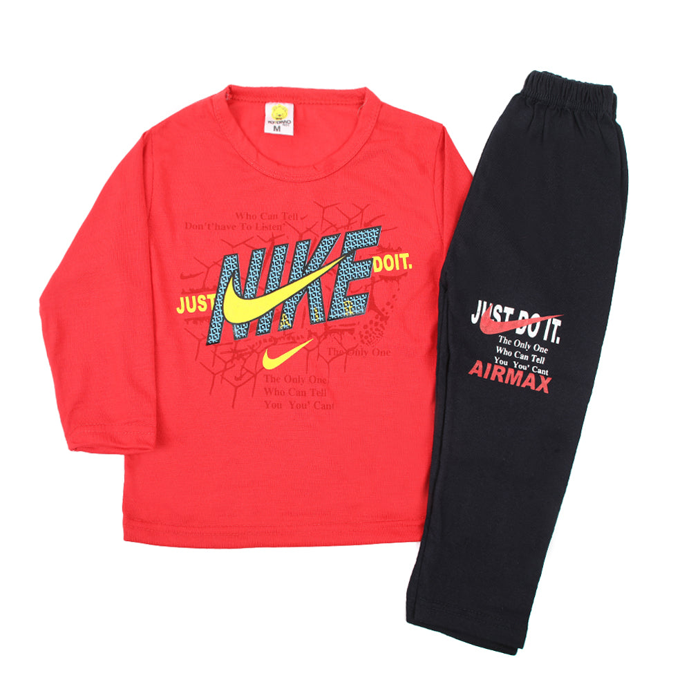 Boys Full Sleeves Suit - Red, Boys Sets & Suits, Chase Value, Chase Value