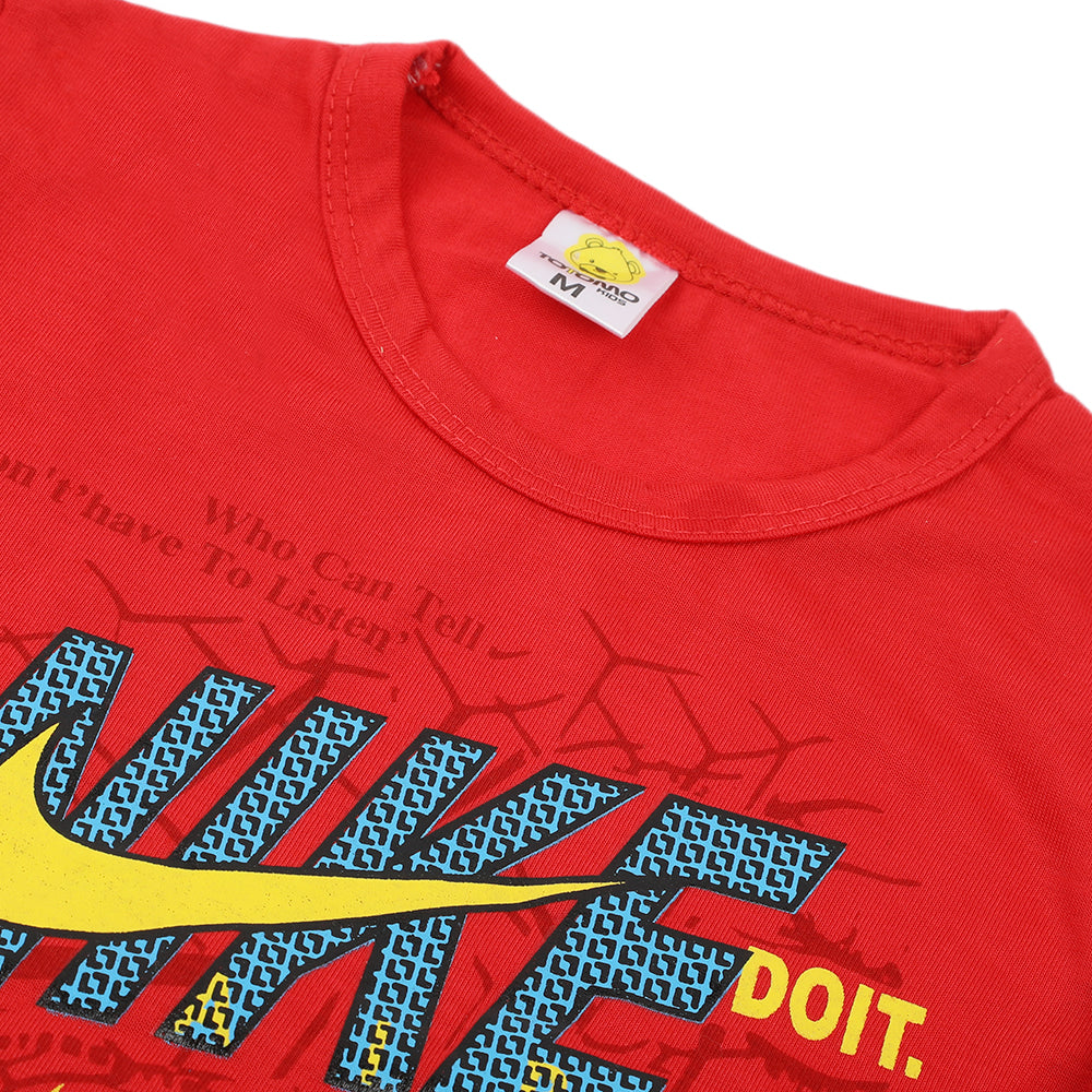 Boys Full Sleeves Suit - Red, Boys Sets & Suits, Chase Value, Chase Value